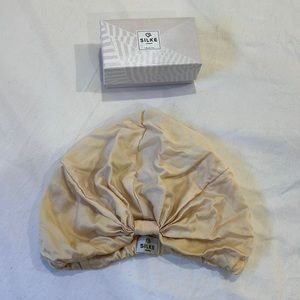 Silke London The Sofia Silk Headwrap - Champagne